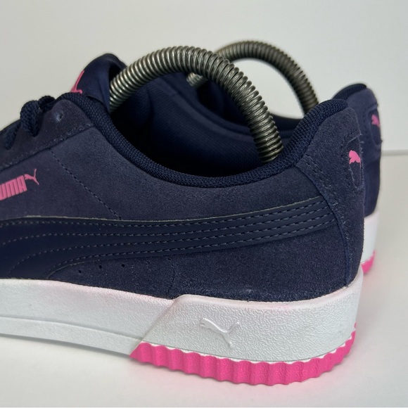 PUMA Women’s Carina Platform Lifestyle Sneakers 369864-13 Indigo/Pink Sz 9.5M - Picture 7 of 15